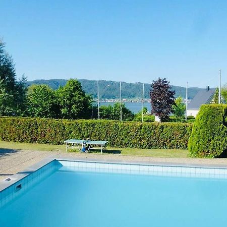 Die Seeblume - Ferienwohnung Mit Pool Und Seeblick 博德曼路德维希港 外观 照片