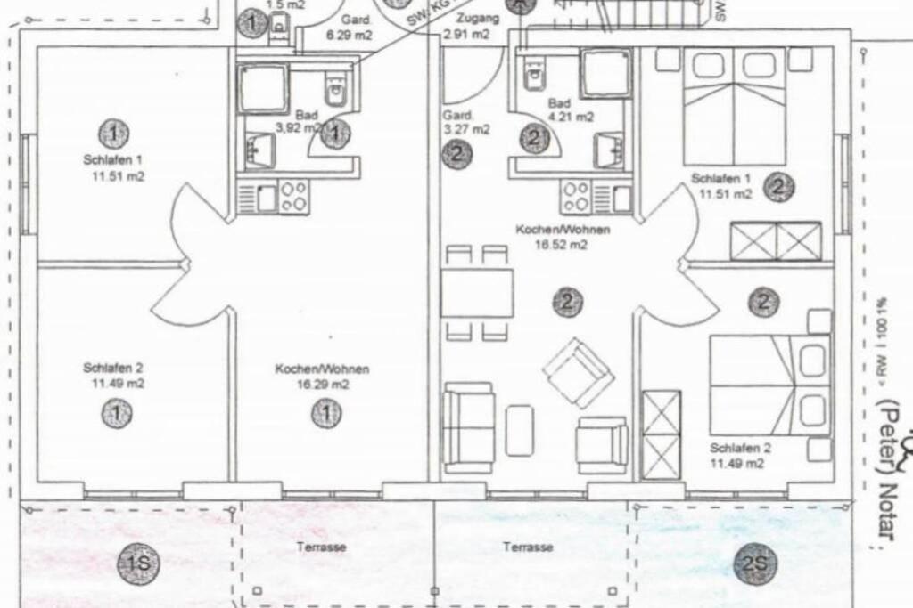 Die Seeblume - Ferienwohnung Mit Pool Und Seeblick 博德曼路德维希港 外观 照片